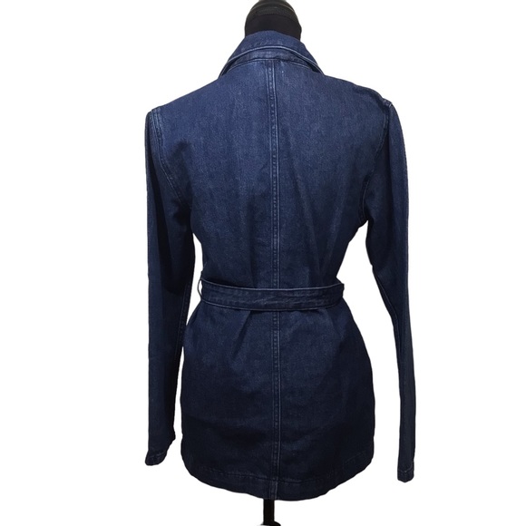 NWT Wilfred Free Port Belted Denim Jacket Size Small - Picture 4 of 7